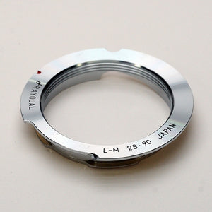 Rayqual Lens Mount Adapter for L39 screw mount Lens to Leica M-Mount Camera  (MtL)  28-90mm Made in JapanL-M 28-90LW