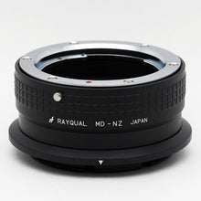 Load image into Gallery viewer, Rayqual Lens Mount Adapter for Minolta MD Lens to Nikon Z-Mount Camera Made in Japan MD-NZ
