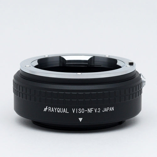 Rayqual Lens Mount Adapter for Leica VISOFLEX II/III Lens to Nikon F mount camera  Made in Japan VISO-NF