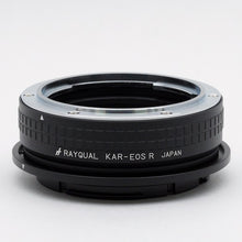将图片加载到图库查看器，Rayqual 安装适配器适用于柯尼卡 KR 镜头至 EOS RF 机身日本制造 KAR-EOSR

