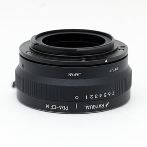Rayqual Lens Mount Adapter for PENTAX DA lens to Canon EF-M-Mount Camera Made in Japan  PDA-EF M