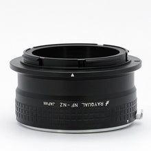 Load image into Gallery viewer, Rayqual Lens Mount Adapter for Nikon F Lens to Nikon Z-Mount Camera Made in Japan NF-NZ
