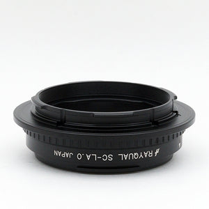 Rayqual Lens Mount Adapter for Nikon S/ Contax C Lens (outer claw )  to Leica L-Mount Camera Made in Japan / SC-LA