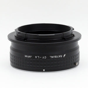 Rayqual 安装适配器，适用于 Contax/Yashica 镜头到日本制造的 Leica L 机身 CY-LA