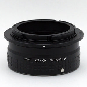 Rayqual Lens Mount Adapter for Minolta MD Lens to Nikon Z-Mount Camera Made in Japan MD-NZ