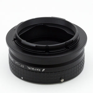Rayqual Lens Mount Adapter for Contax/Yashica Lenses to Leica L-Mount Camera Made in Japan  CY-LA