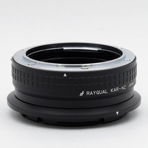 Rayqual 安装适配器适用于 KONICA AR 镜头至尼康 Z 机身日本制造 KAR-NZ
