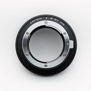 Rayqual Lens Mount Adapter for Nikon F lens to Fujifilm GFX-Mount Camera Made in Japan  NF-GFX