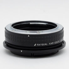 Load image into Gallery viewer, Rayqual Lens Mount Adapter for Konica KR lens to Canon RF-Mount Camera Made in Japan KAR-EOSR
