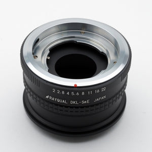 Rayqual Lens Mount Adapter for Deckel lens to Sony E-Mount Camera Made in Japan  DKL-SaE