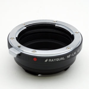 Rayqual Lens Mount Adapter for Nikon F  lens to Leica M-Mount Camera  Made in Japan NF-LM