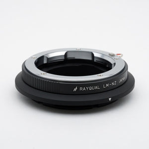 Rayqual Lens Mount Adapter for Leica M Lens to Nikon Z-Mount Camera Made in Japan LM-NZ