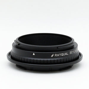 Rayqual Lens Mount Adapter for Nikon S/ Contax C Lens (outer claw )  to Leica L-Mount Camera Made in Japan / SC-LA