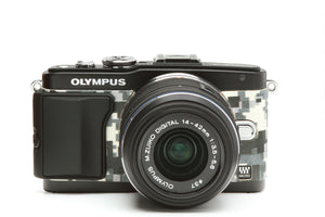 Olympus PEN E-PL5 &amp; E-PL6 CAMOUFLAGE 相机皮革装饰贴纸