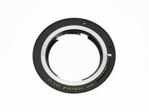 Rayqual Mount Adaptor for Contax/Yashica Lens to Canon EOS Camera Made in Japan CY-EOS