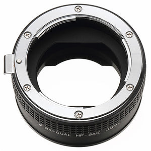 Rayqual Lens Mount Adapter for Nikon F lens to Sony E-Mount Camera Made in Japan  NF-Sae