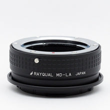 将图片加载到图库查看器，Rayqual 安装适配器，适用于 Minolta MD 镜头至 Leica L 机身 日本制造 MD-LA
