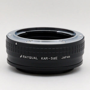 Rayqual Lens Mount Adapter for Konica AR lens to Sony E-Mount Camera Made in Japan KAR-Sae