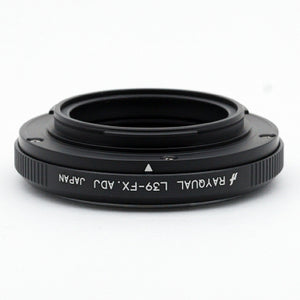 Rayqual Lens Mount Adapter for Fujifilm X-Mount Camera to L39 Lens ADJ type  Made in Japan  L39-FX.ADJ