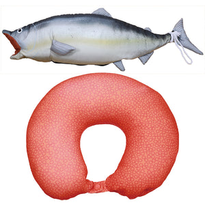 Neck Pillow Cushion - Hokkaido Salmon