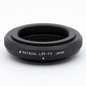 Rayqual Lens Mount Adapter for L39 Lens to Fujifilm X-Mount Camera Made in Japan  L39-FX