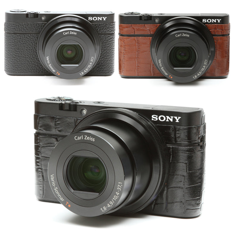 Camera Leather decoration sticker for Sony DSC-RX100 (Hiding Logo) [3 colors]