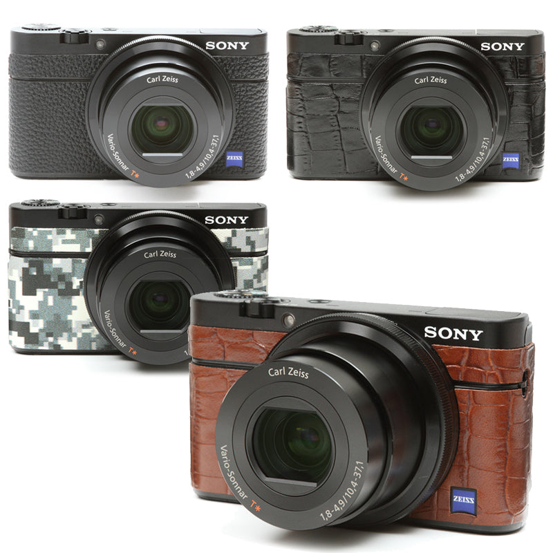 Camera Leather decoration sticker for Sony DSC-RX100 [4 colors