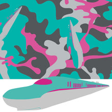 Load image into Gallery viewer, EASY WRAPPER Shinkansen Camouflage [HAYABUSA(E5 series) / 4 sizes]
