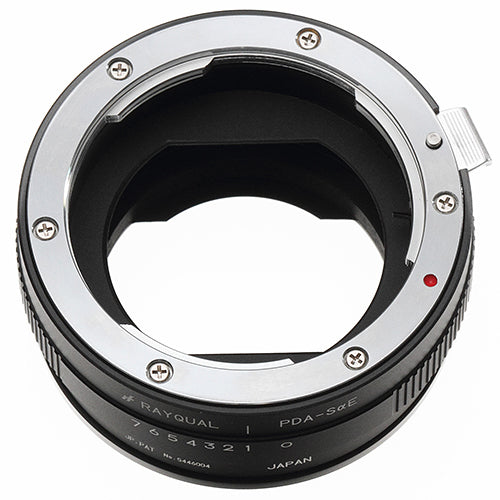 Rayqual Mount Adapter for SONY αE body to Pentax DA lens made in