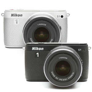 Nikon1 S1 NikonF2 皮革相机皮革装饰贴纸 [2 色]